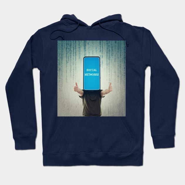 Social networks addiction Hoodie by 1STunningArt